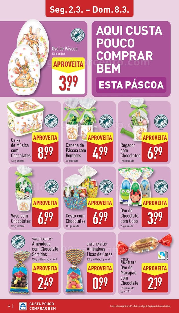 Antevisão Folheto ALDI Promoções de 2 a 8 março