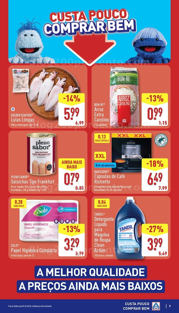 Antevisão Folheto ALDI Promoções de 2 a 8 março