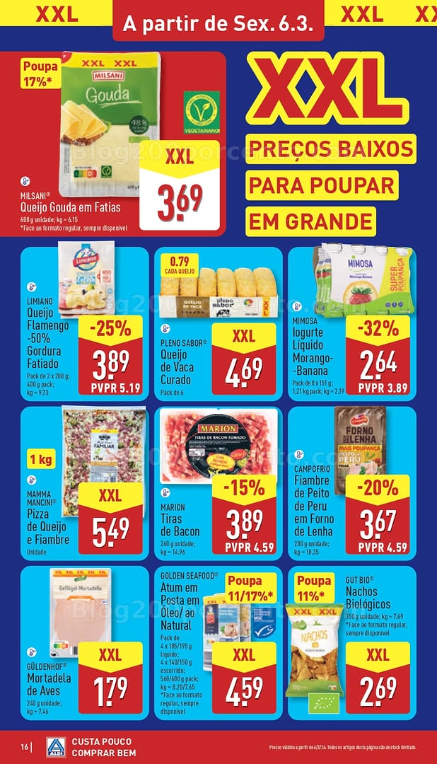 Antevisão Folheto ALDI Especial XXL Promoções de 6 a 8 março