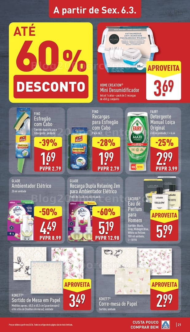 Antevisão Folheto ALDI Promoções de 2 a 8 março