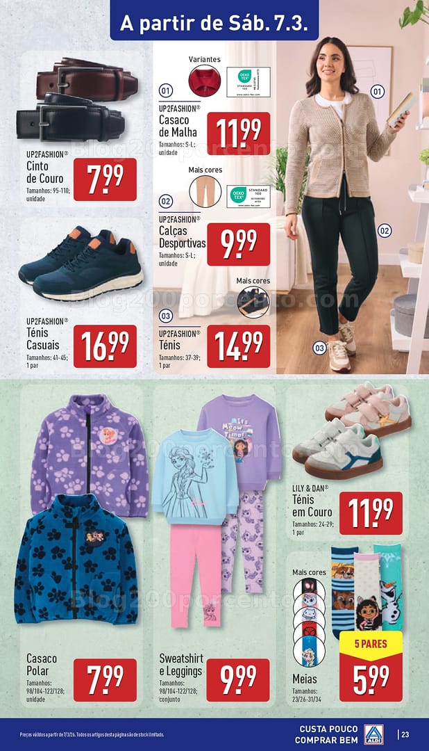 Antevisão Folheto ALDI Bazar Promoções de 7 a 8 março