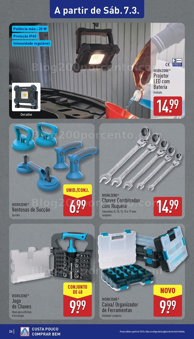 Antevisão Folheto ALDI Bazar Promoções de 7 a 8 março
