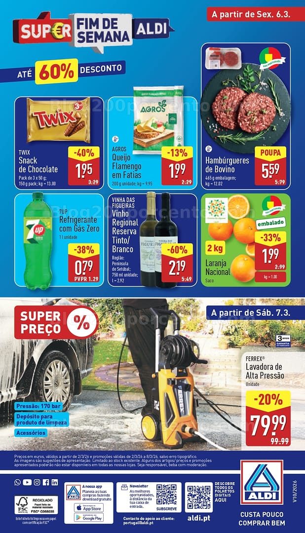 Antevisão Folheto ALDI Bazar Promoções de 7 a 8 março