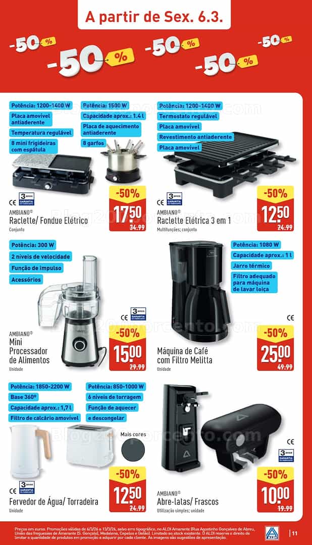 Antevisão Folheto ALDI Saldos Abertura Promoções de 6 a 13 março