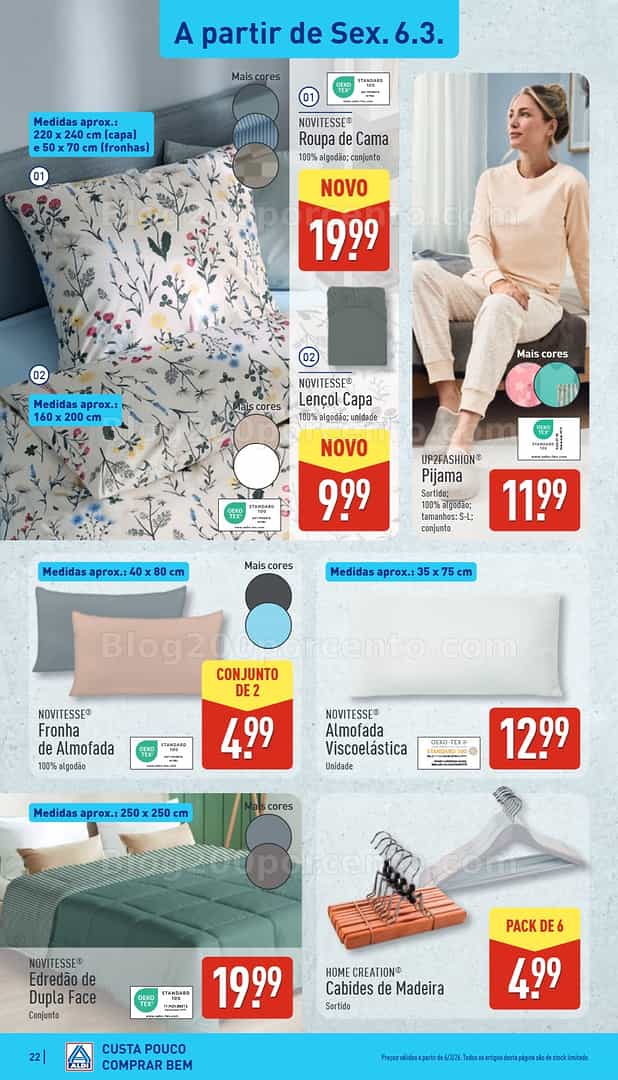 Antevisão Folheto ALDI Saldos Abertura Promoções de 6 a 13 março