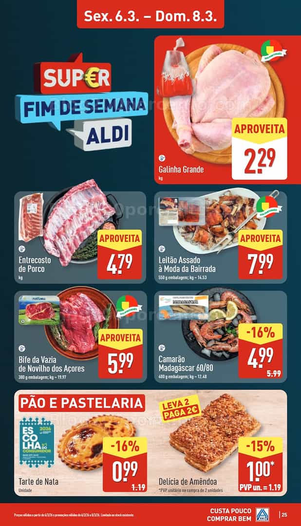 Antevisão Folheto ALDI Saldos Abertura Promoções de 6 a 13 março