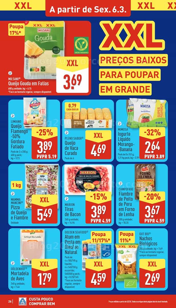 Antevisão Folheto ALDI Saldos Abertura Promoções de 6 a 13 março