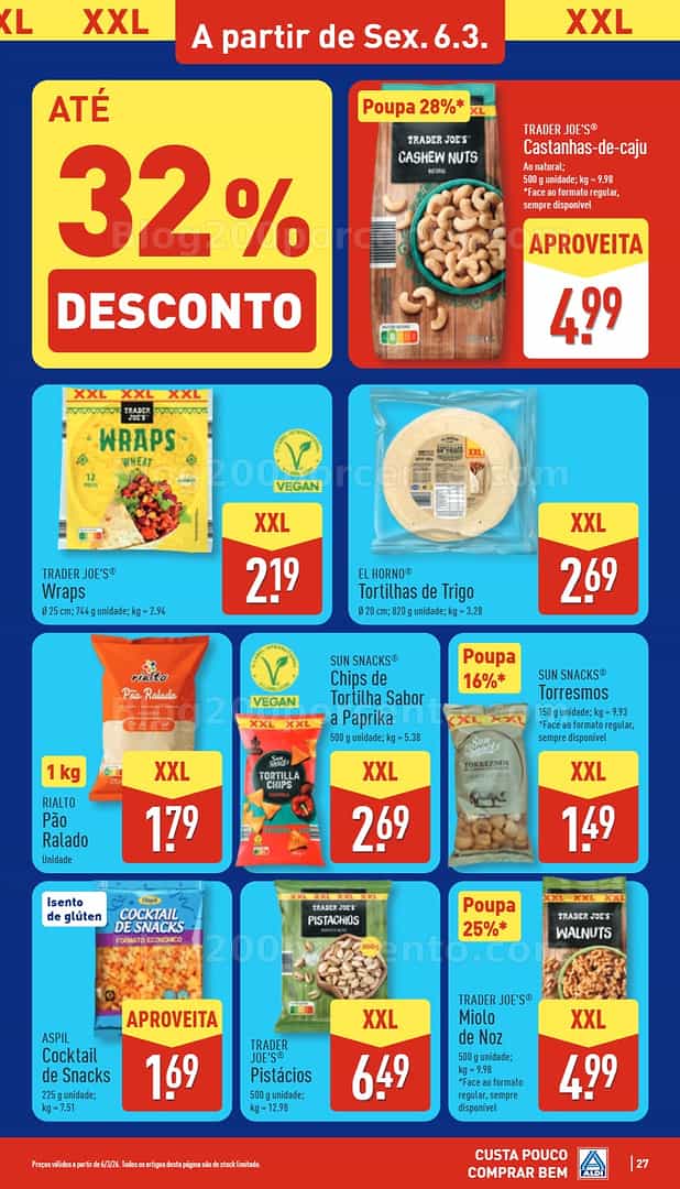 Antevisão Folheto ALDI Saldos Abertura Promoções de 6 a 13 março