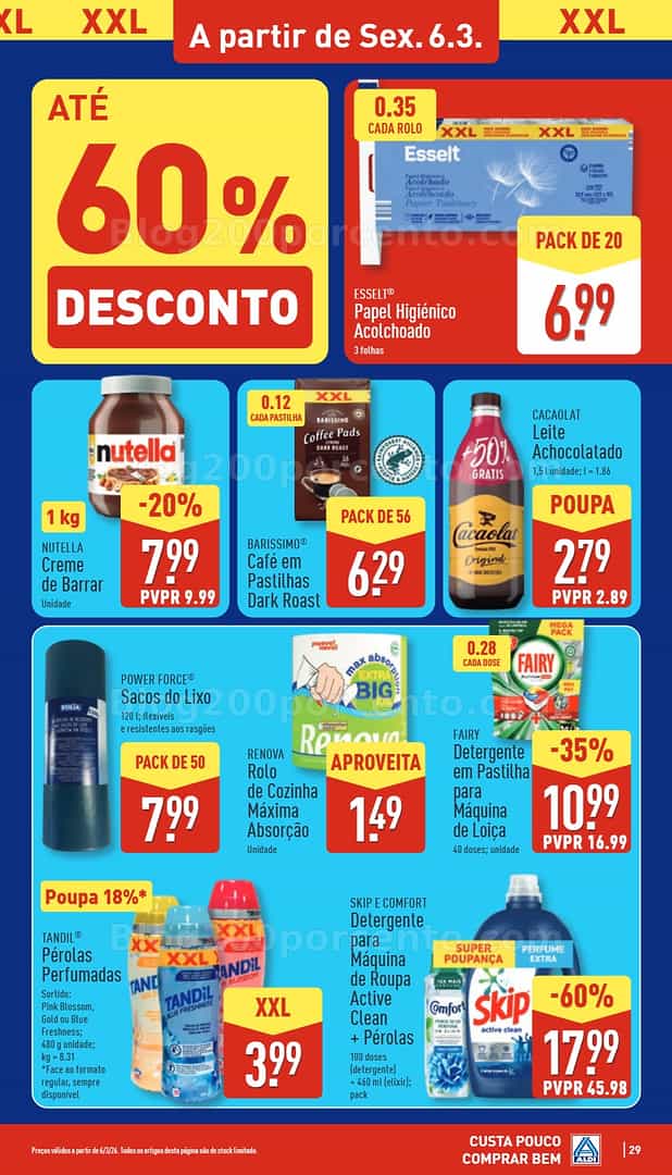 Antevisão Folheto ALDI Saldos Abertura Promoções de 6 a 13 março