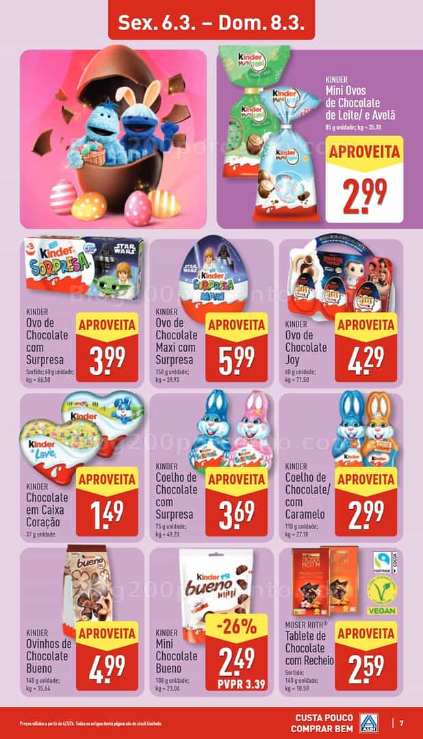Antevisão Folheto ALDI Saldos Abertura Promoções de 6 a 13 março