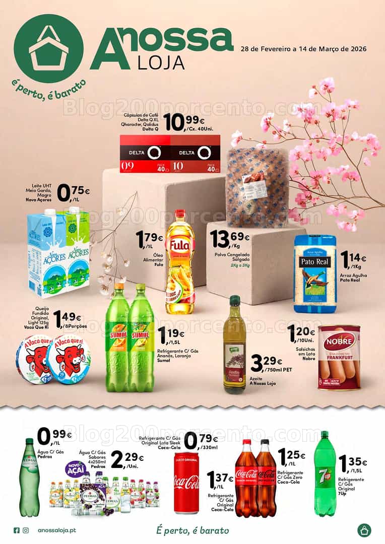 Antevisão Folheto A NOSSA LOJA Promoções de 28 fevereiro a 14 março