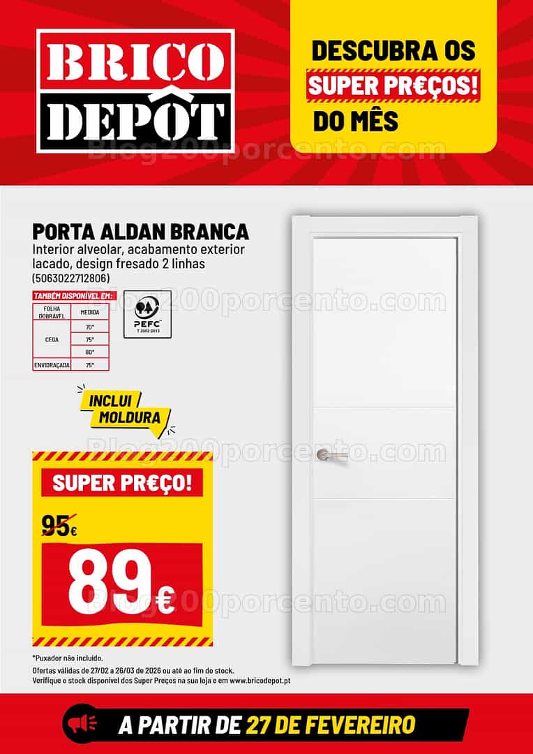 Antevisão Folheto BRICO DEPÔT Promoções de 27 fevereiro a 26 março