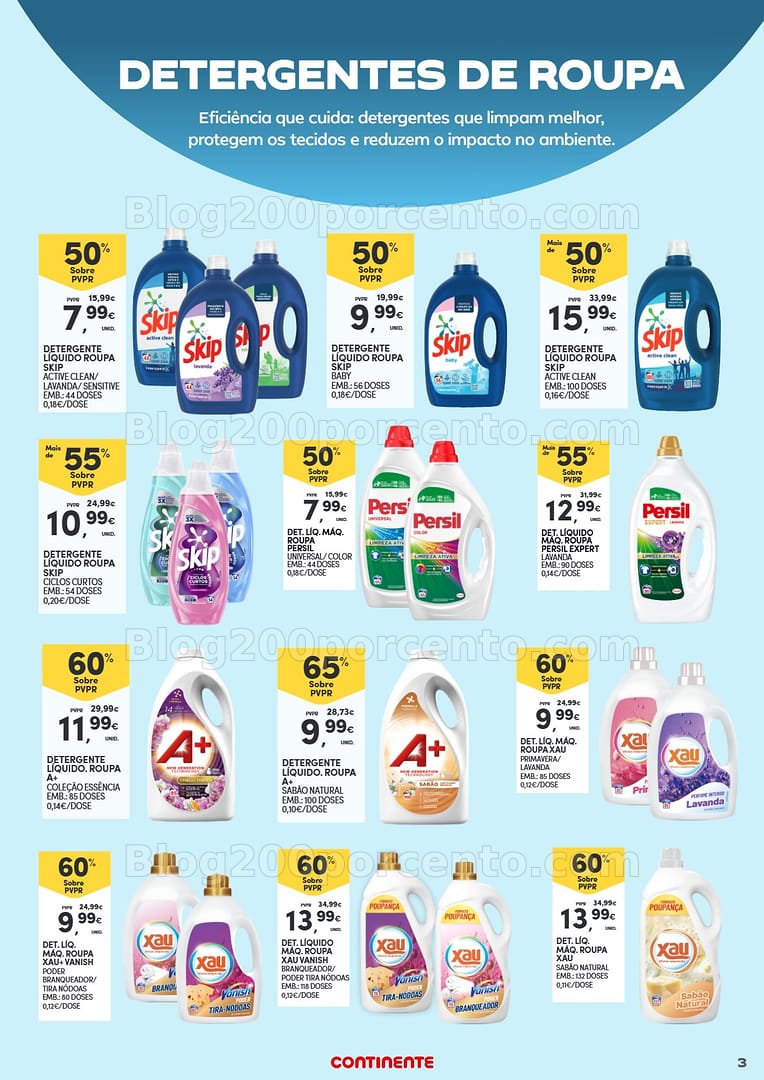 Antevisão Folheto CONTINENTE Açores Especial Limpeza Promoções de 24 fevereiro a 16 março