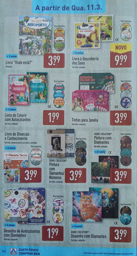 Antevisão Folheto ALDI Promoções de 9 a 15 março