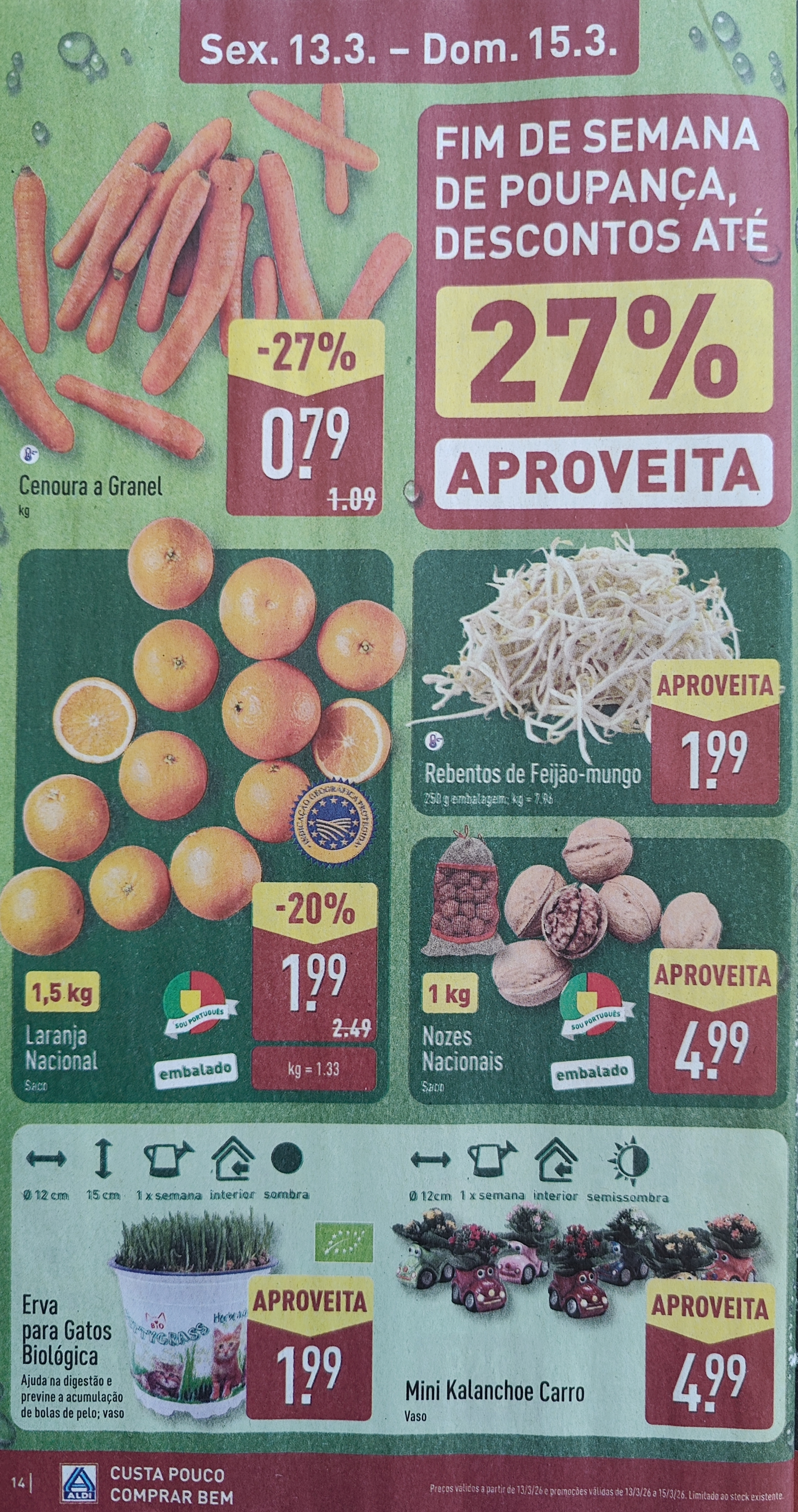 Antevisão Folheto ALDI Promoções de 9 a 15 março