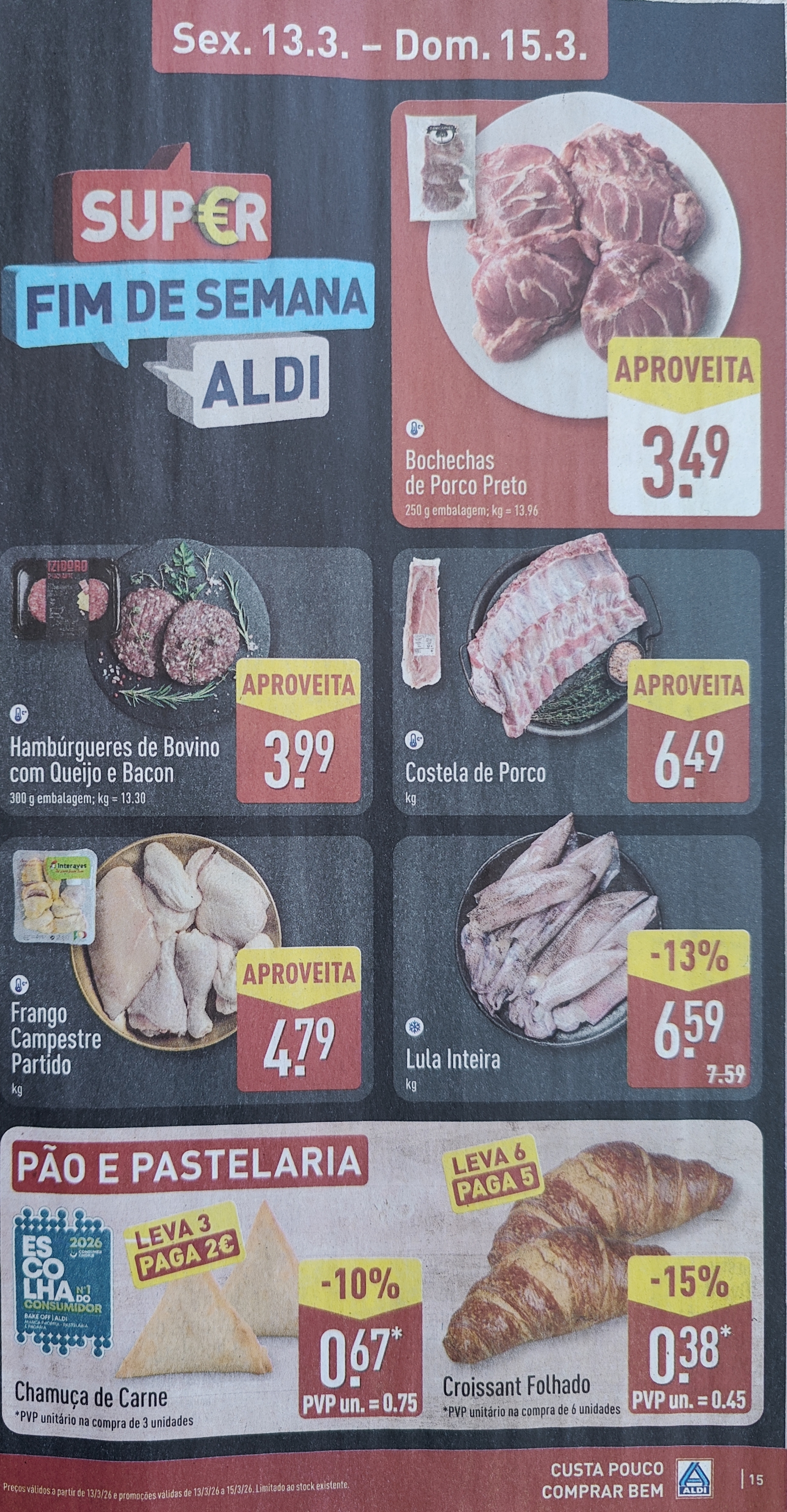 Antevisão Folheto ALDI Promoções de 9 a 15 março