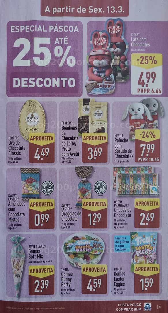 Antevisão Folheto ALDI Promoções de 9 a 15 março