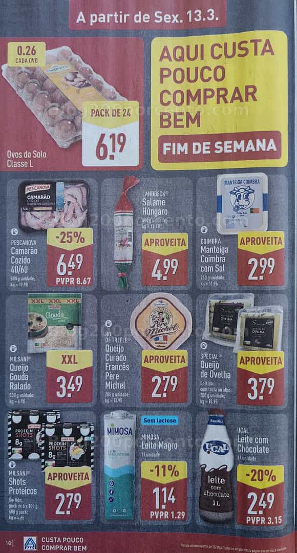 Antevisão Folheto ALDI Promoções de 9 a 15 março