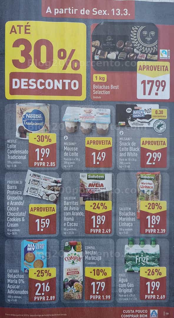 Antevisão Folheto ALDI Promoções de 9 a 15 março