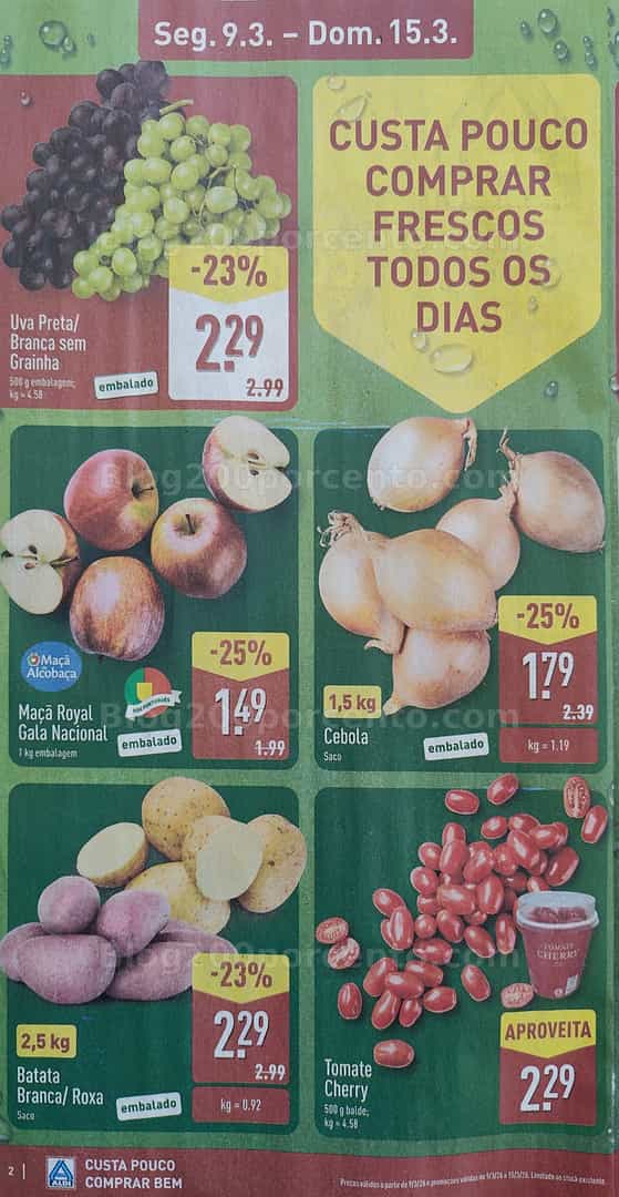 Antevisão Folheto ALDI Promoções de 9 a 15 março