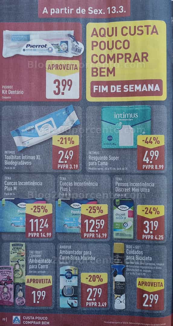 Antevisão Folheto ALDI Promoções de 9 a 15 março