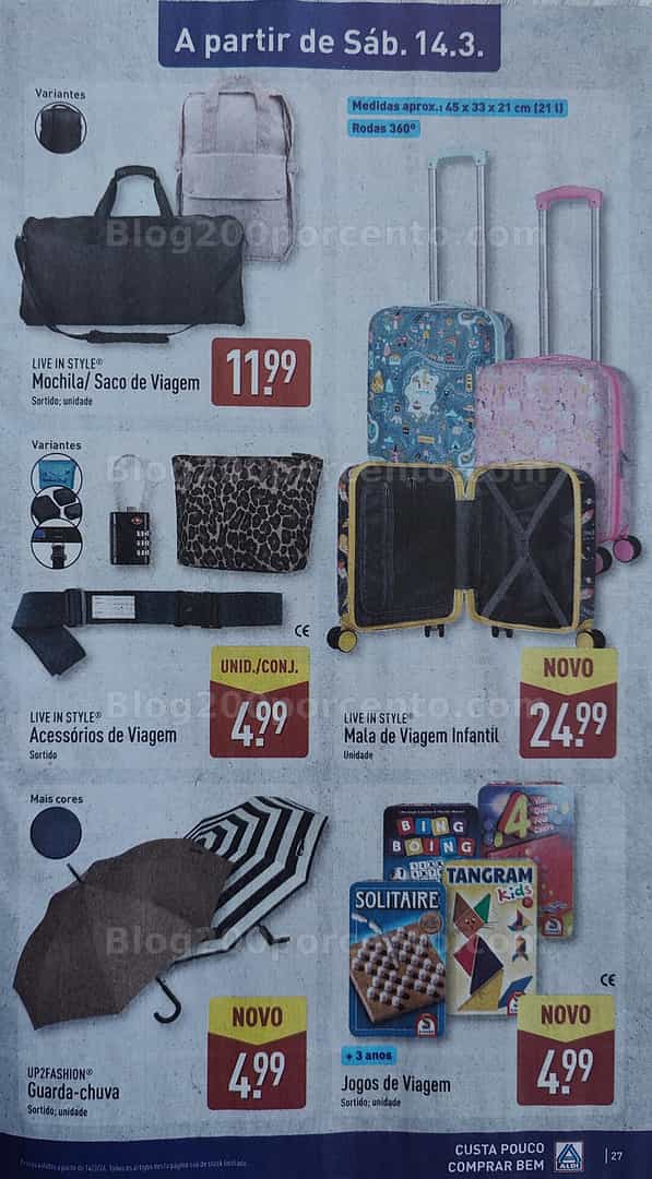 Antevisão Folheto ALDI Promoções de 9 a 15 março