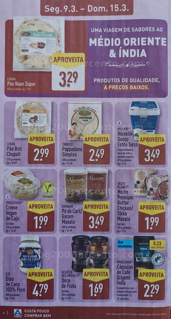 Antevisão Folheto ALDI Promoções de 9 a 15 março