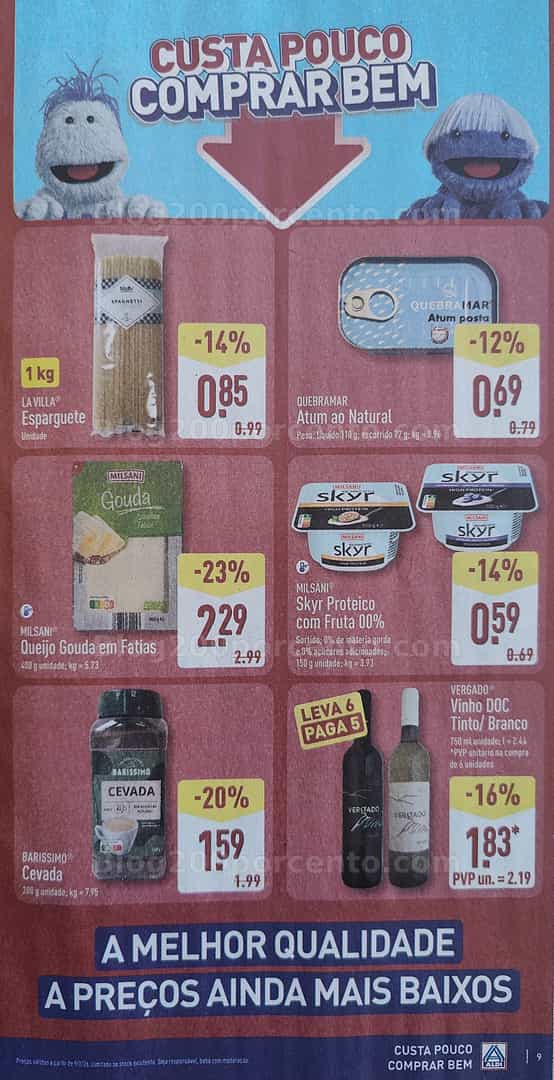 Antevisão Folheto ALDI Promoções de 9 a 15 março
