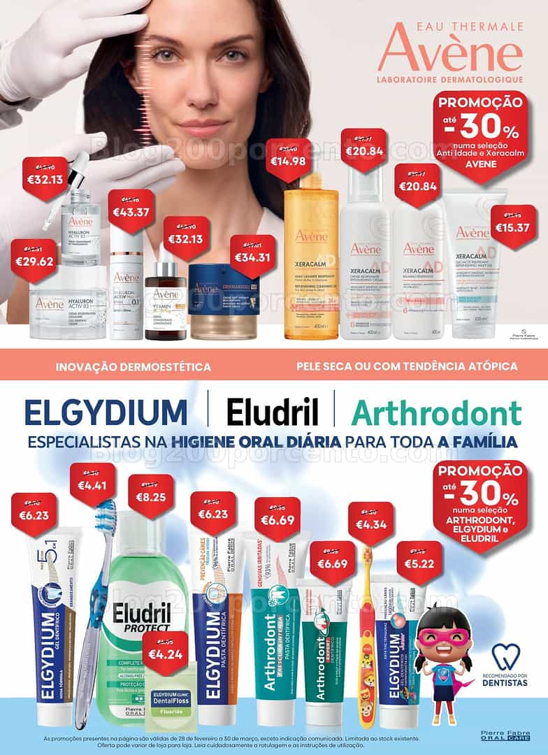 Antevisão Folheto AUCHAN Saúde e Bem Estar Promoções de 28 fevereiro a 30 março