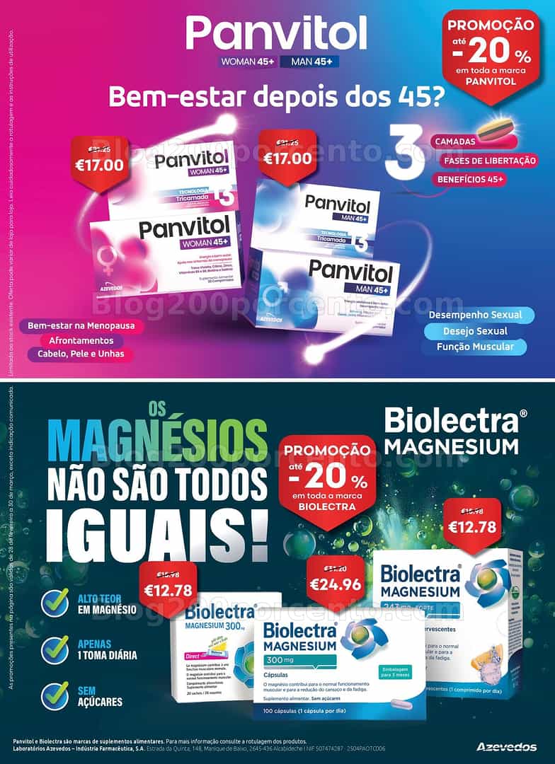 Antevisão Folheto AUCHAN Saúde e Bem Estar Promoções de 28 fevereiro a 30 março