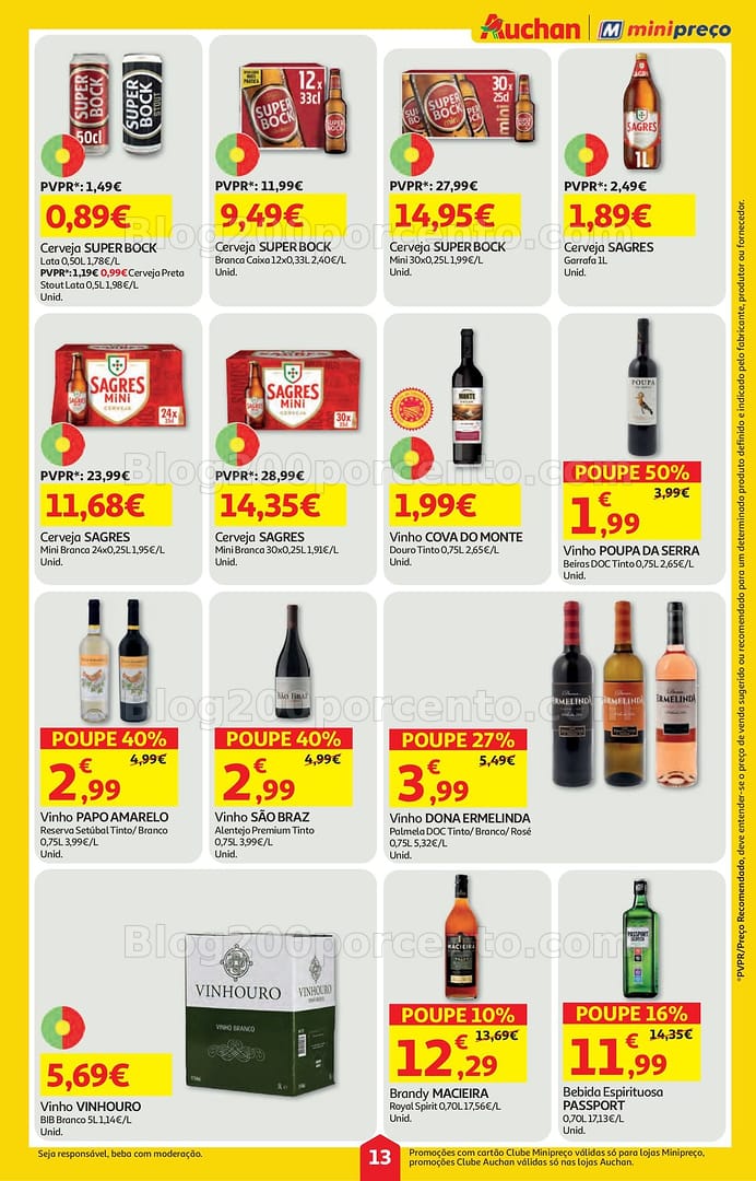 Antevisão Folheto AUCHAN - MINIPREÇO Super Poupança Promoções de 26 fevereiro a 4 março