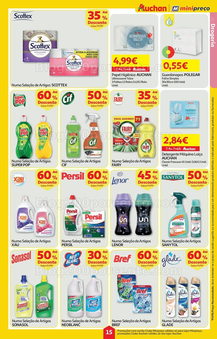 Antevisão Folheto AUCHAN - MINIPREÇO Super Poupança Promoções de 26 fevereiro a 4 março