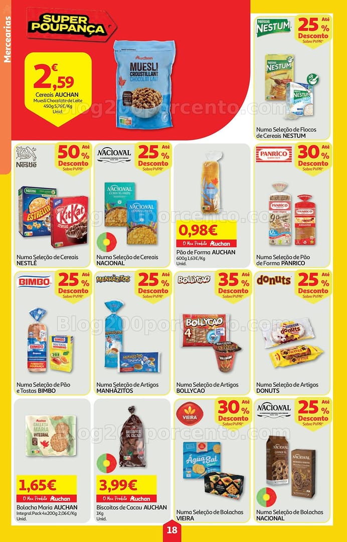 Antevisão Folheto AUCHAN Super Poupança Promoções de 26 fevereiro a 4 março