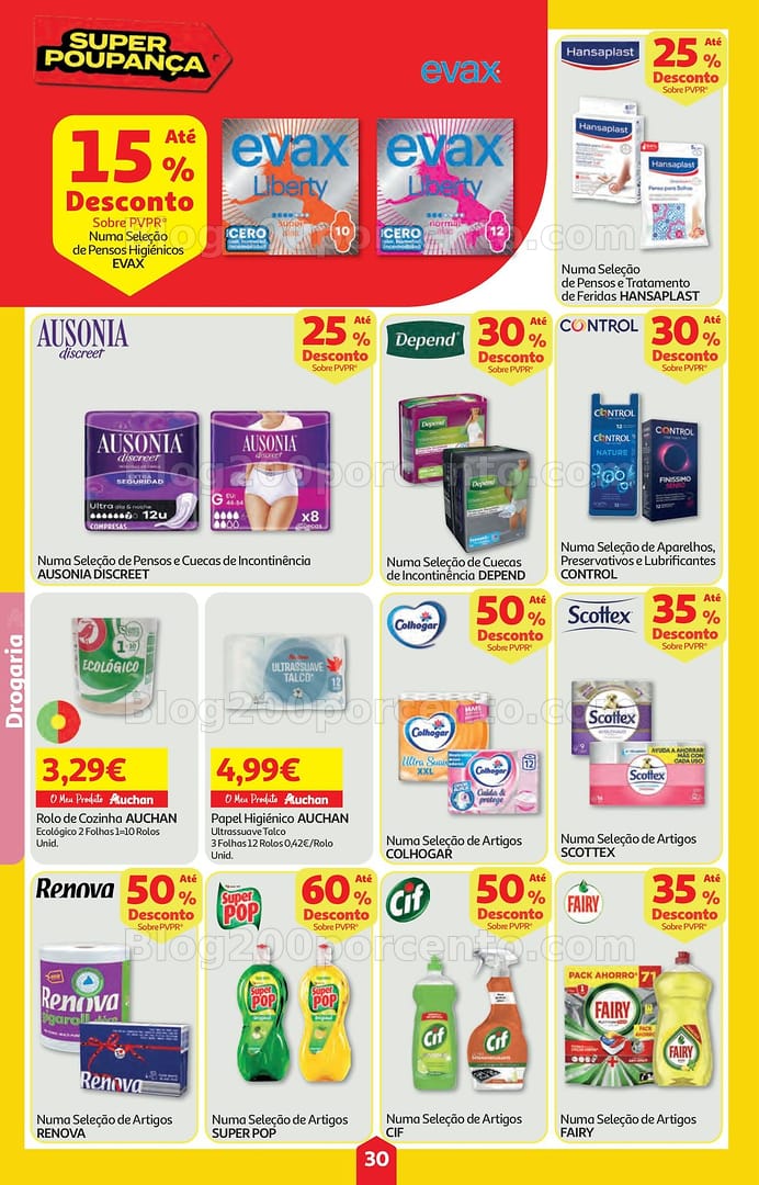Antevisão Folheto AUCHAN Super Poupança Promoções de 26 fevereiro a 4 março