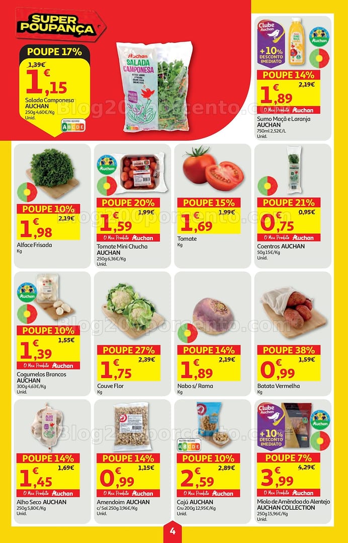 Antevisão Folheto AUCHAN Super Poupança Promoções de 26 fevereiro a 4 março