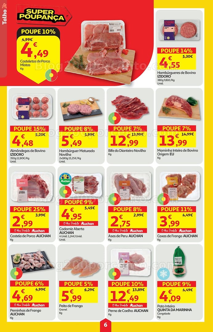 Antevisão Folheto AUCHAN Super Poupança Promoções de 26 fevereiro a 4 março