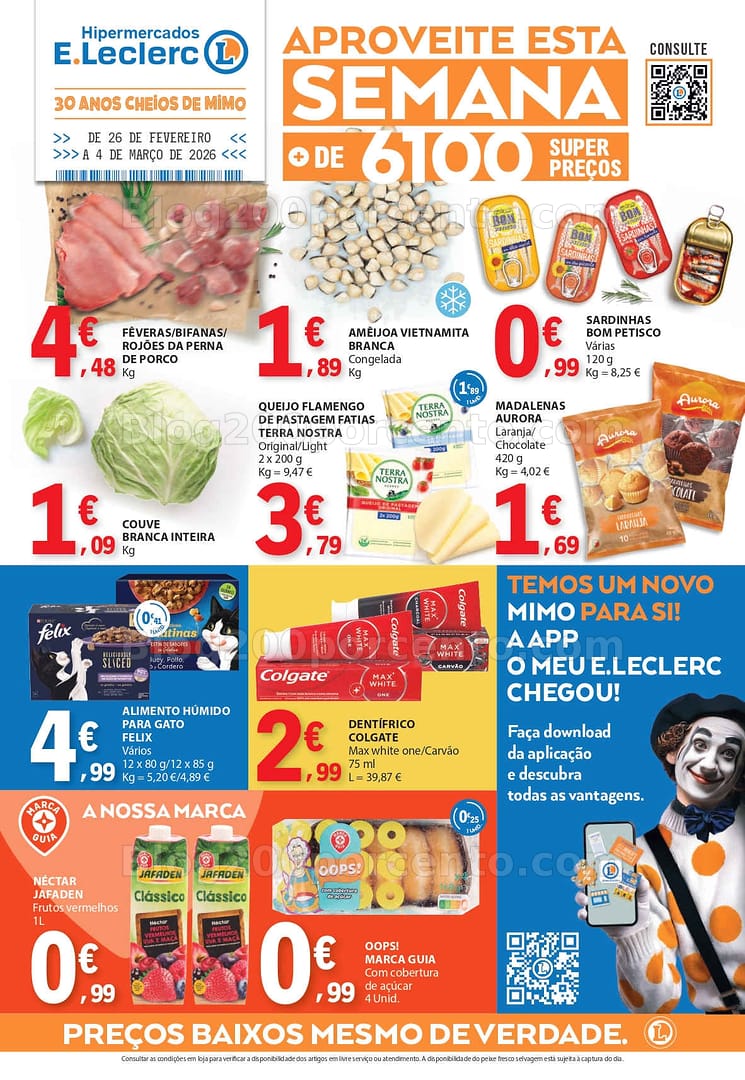 Antevisão Folheto E-LECLERC Promoções de 26 fevereiro a 4 março