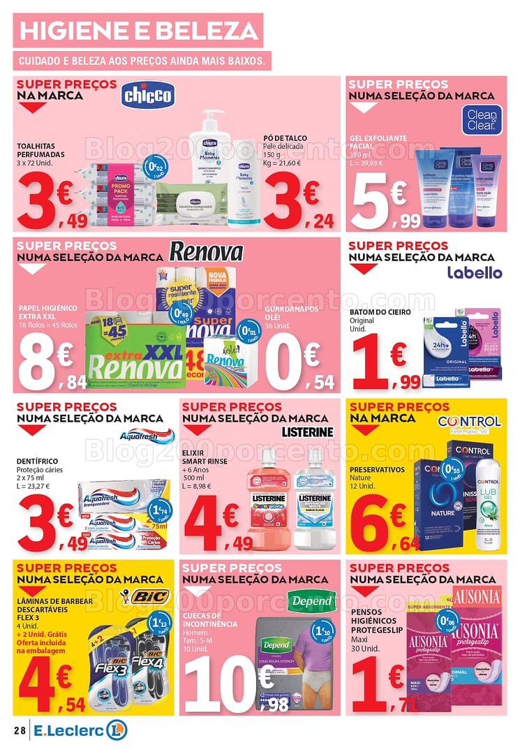 Antevisão Folheto E-LECLERC Promoções de 26 fevereiro a 4 março