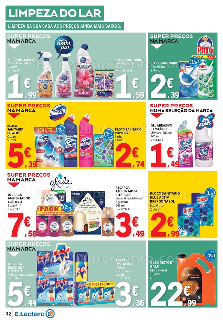 Antevisão Folheto E-LECLERC Promoções de 26 fevereiro a 4 março