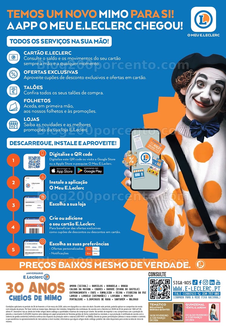 Antevisão Folheto E-LECLERC Promoções de 26 fevereiro a 4 março