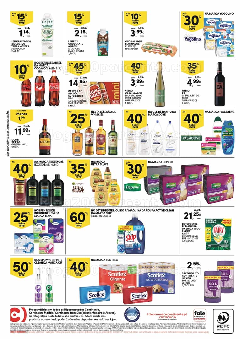Antevisão Folheto CONTINENTE Promoções Fim de Semana - 27 fevereiro a 2 março - Edição Digital