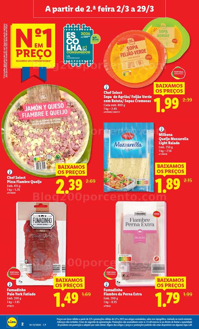 Antevisão Folheto LIDL Especial Baixa de Preços Promoções a partir de 2 março