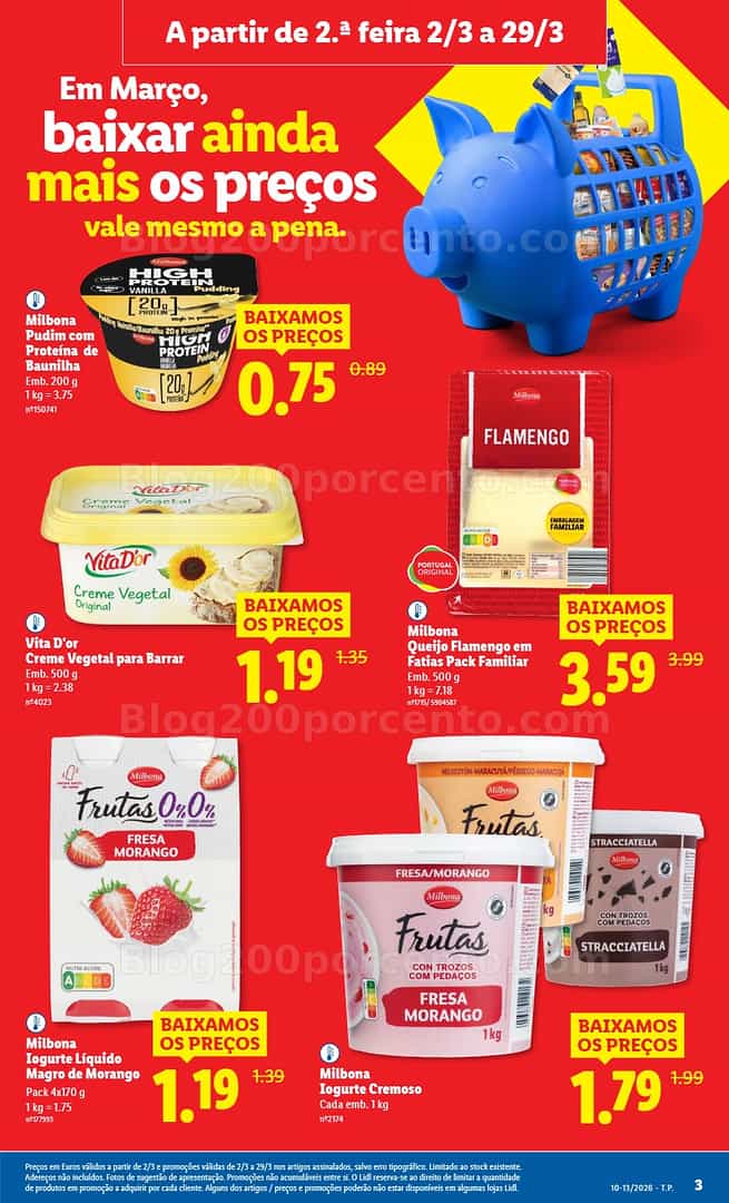 Antevisão Folheto LIDL Especial Baixa de Preços Promoções a partir de 2 março