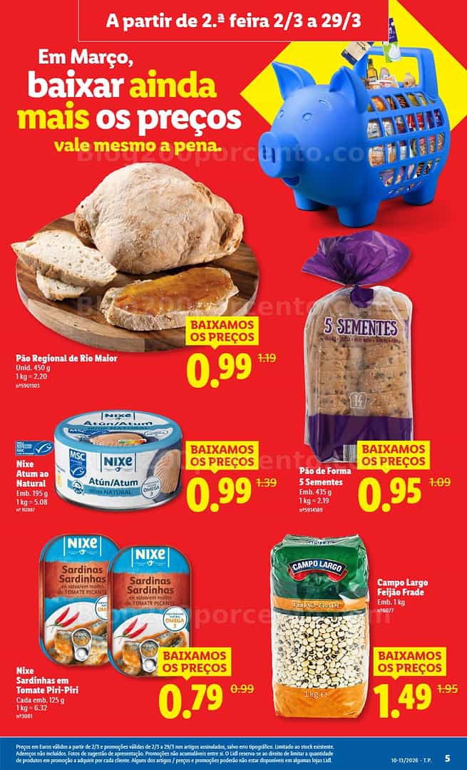 Antevisão Folheto LIDL Especial Baixa de Preços Promoções a partir de 2 março