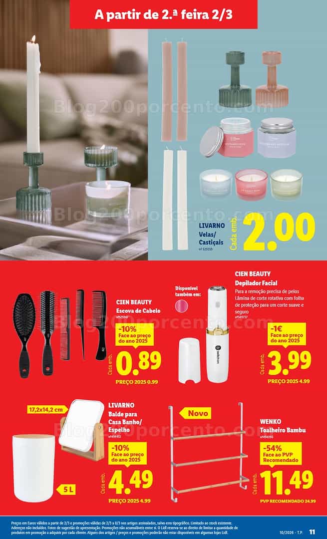 Antevisão Folheto LIDL Bazar Promoções de 2 a 12 março - Edição Digital