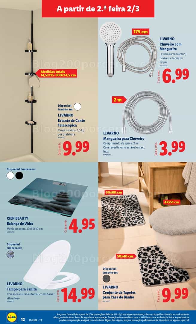 Antevisão Folheto LIDL Bazar Promoções de 2 a 12 março - Edição Digital