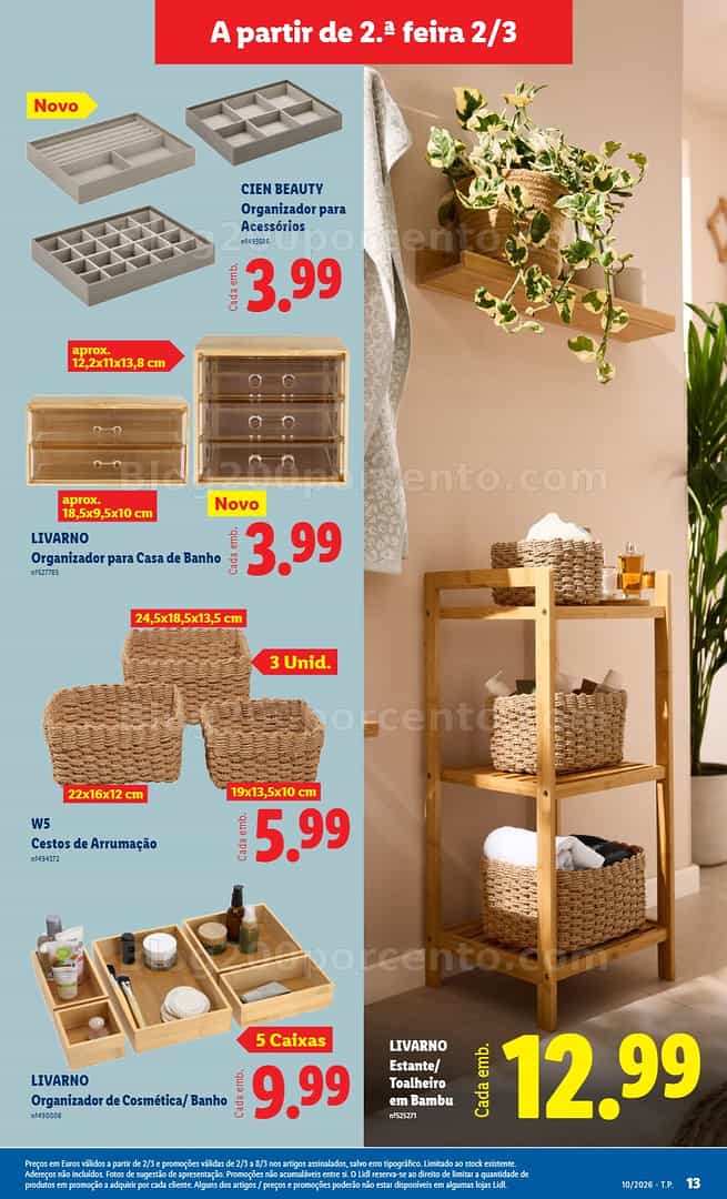 Antevisão Folheto LIDL Bazar Promoções de 2 a 12 março - Edição Digital