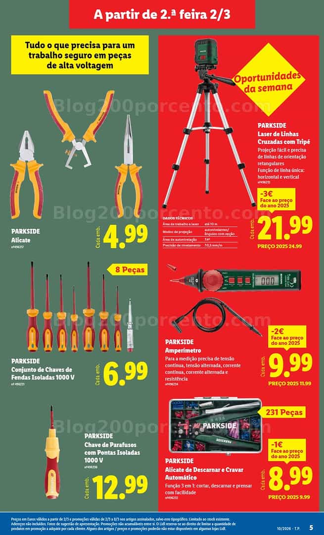 Antevisão Folheto LIDL Bazar Promoções de 2 a 12 março - Edição Digital