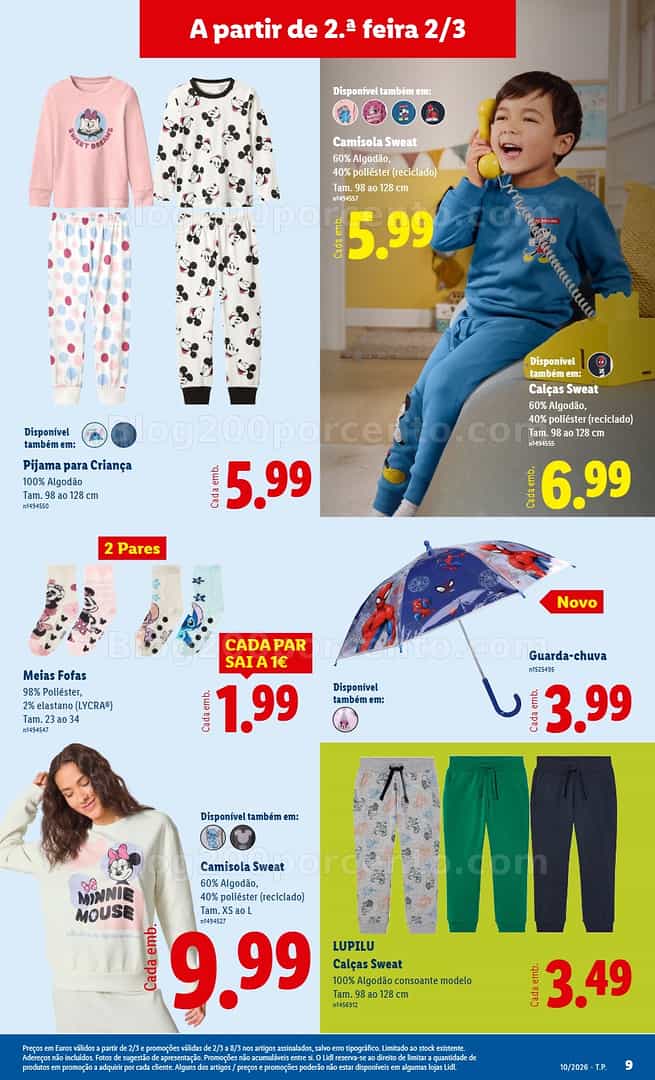 Antevisão Folheto LIDL Bazar Promoções de 2 a 12 março - Edição Digital
