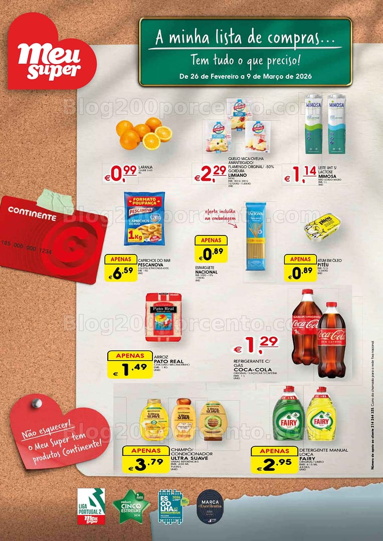 Antevisão Folheto MEU SUPER Promoções de 26 fevereiro a 9 março